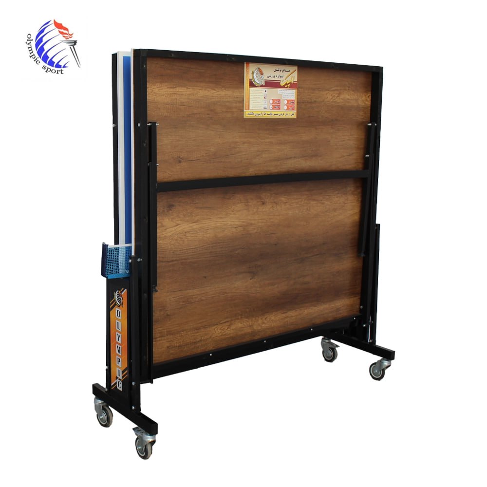 میز پینگ پنگ 4 چرخ MDF E2 | المپیک اسپرت